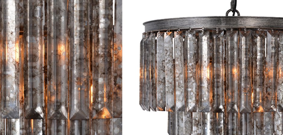 Подвесной светильник ODEON Aged Glass Chandelier Подвесной светильник ODEON Aged Glass Chandelier - Loft-Concept в Тюмени