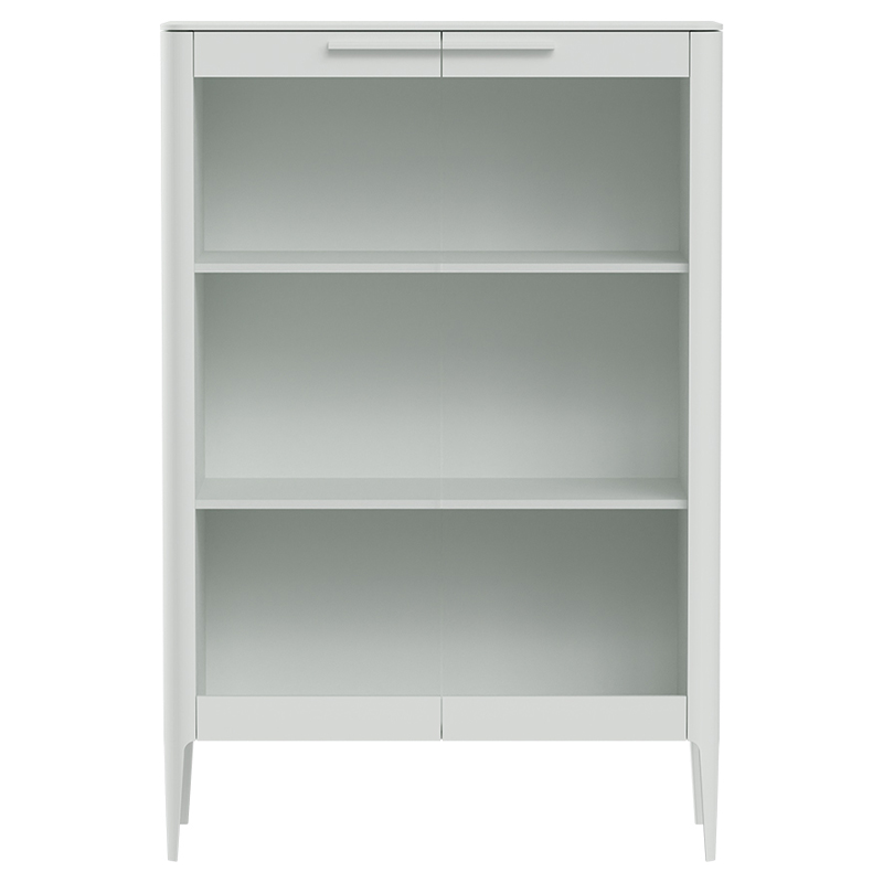 Витрина белая с 2-мя стеклянными дверцами и 3-мя полками Type  Белый в Тюмени | Loft Concept 