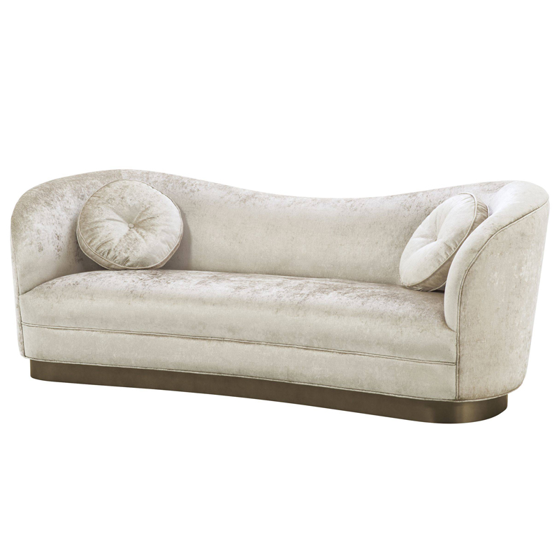 Диван Eichholtz Sofa Jackie Бежевый Бронза Диван Eichholtz Sofa Jackie Бежевый Бронза в Тюмени | Loft Concept
