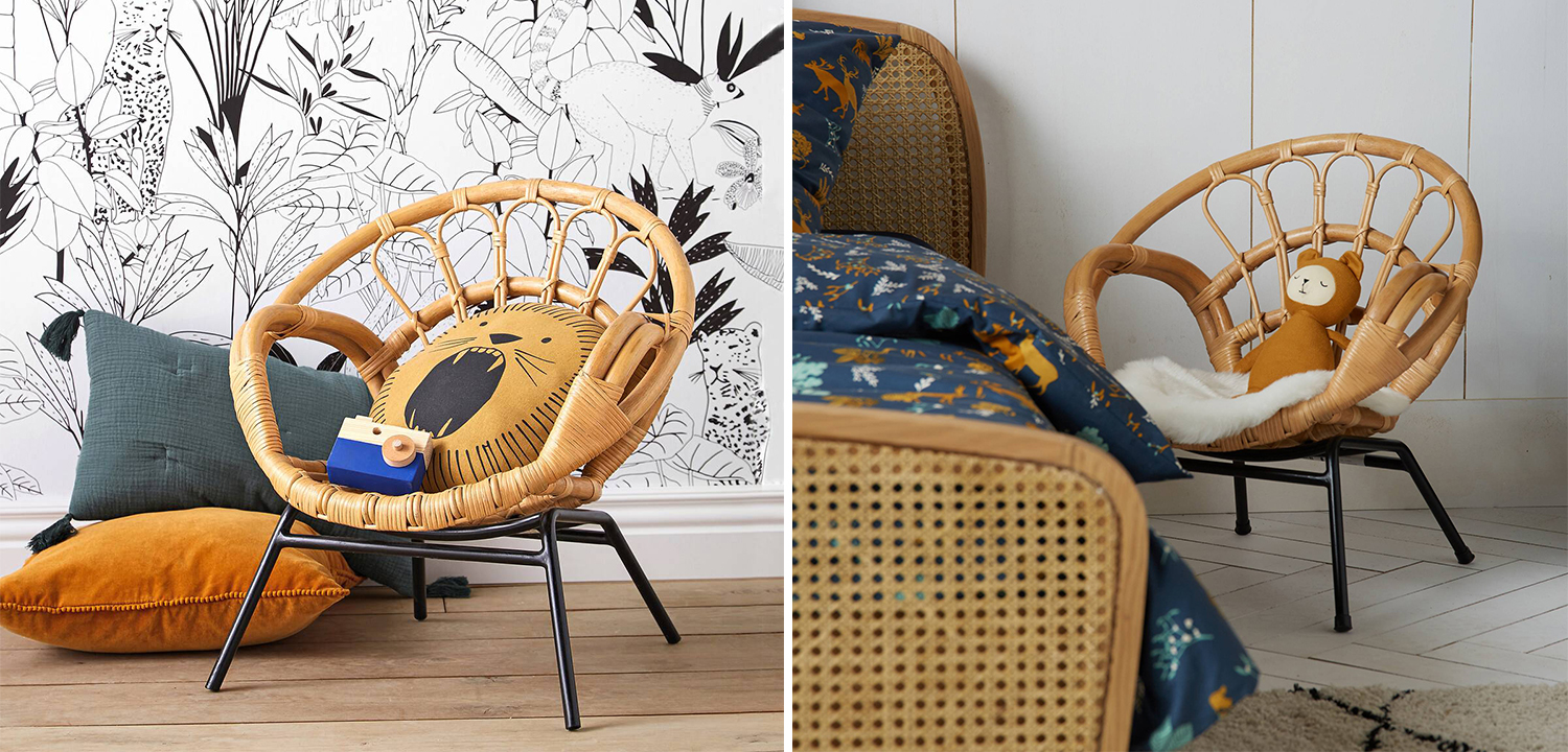 Кресло детское Wicker Baby Chair - фото