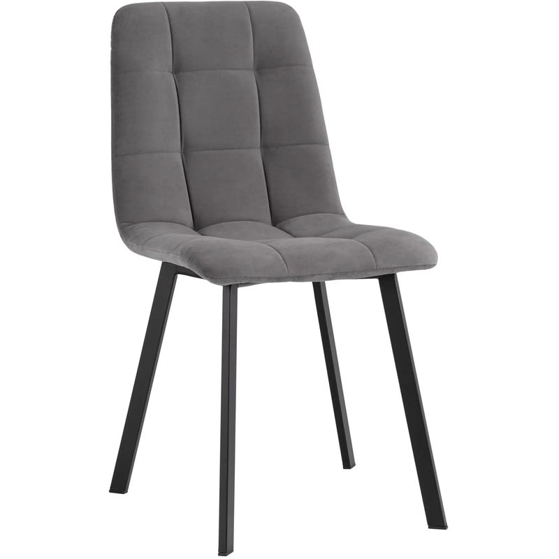 Стул NANCY S Chair Темно-Серый Серый бетон Черный Стул NANCY S Chair Темно-Серый Серый бетон Черный в Тюмени | Loft Concept