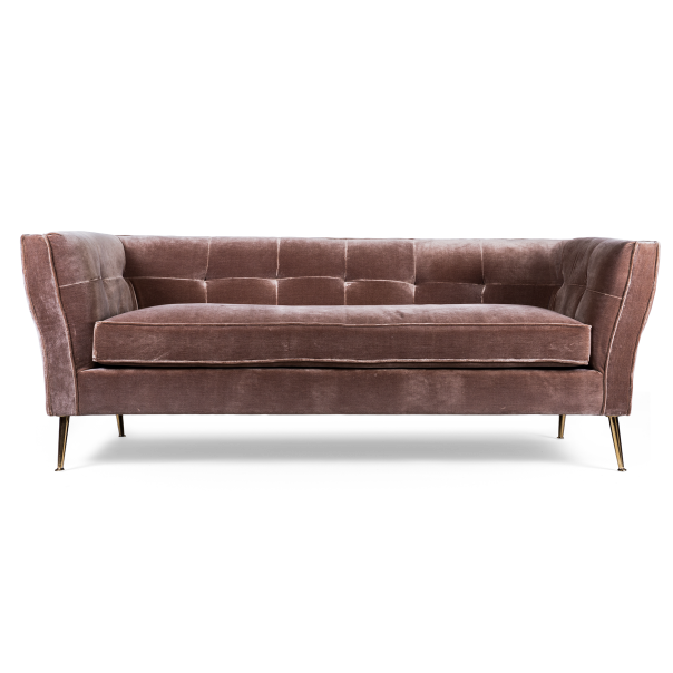 Диван трехместный Flatter brown Коричневый Диван трехместный Flatter brown Коричневый в Тюмени | Loft Concept