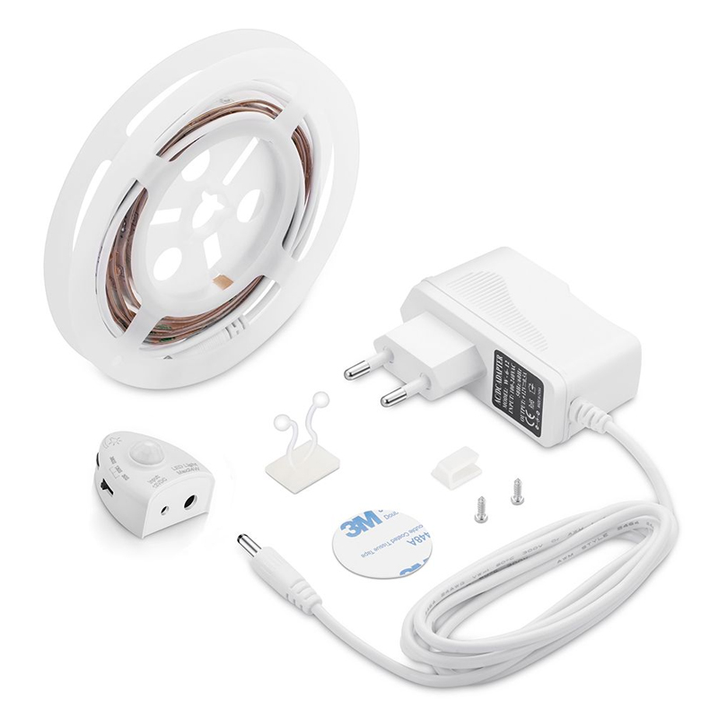 Комплект светодиодной ленты 7,2W/m 30LED/m 5050SMD 0,5М разноцветная Белый Комплект светодиодной ленты 7,2W/m 30LED/m 5050SMD 0,5М разноцветная Белый в Тюмени | Loft Concept