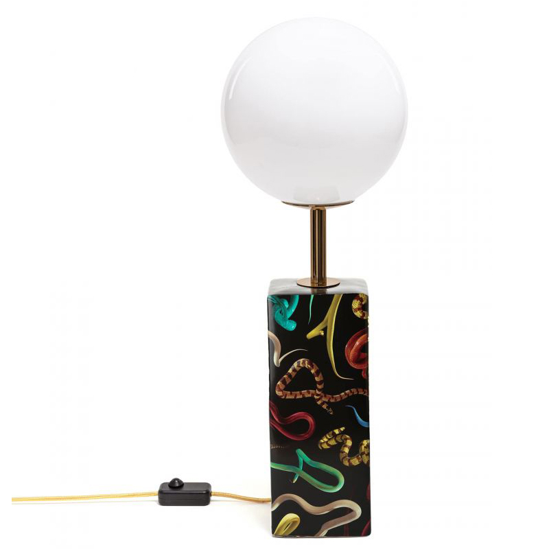 Настольная лампа Seletti Table Lamp Snakes Черный Белый Мульти Настольная лампа Seletti Table Lamp Snakes Черный Белый Мульти в Тюмени | Loft Concept