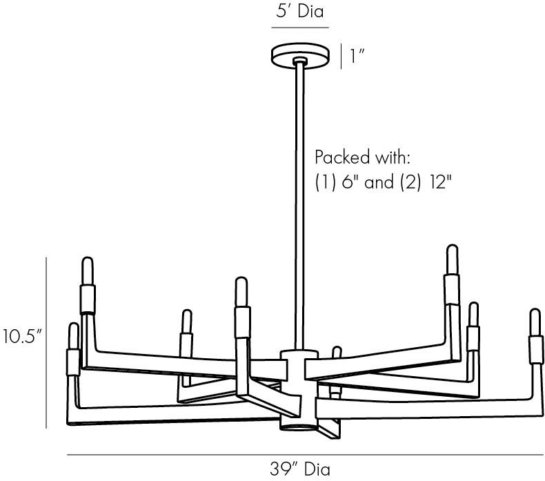 Люстра Arteriors GRIFF CHANDELIER Люстра Arteriors GRIFF CHANDELIER в Тюмени