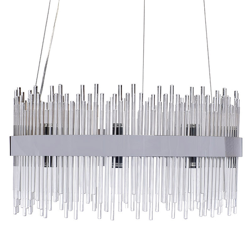 Люстра Nembus Chandelier 60 chrome Хром Прозрачный Люстра Nembus Chandelier 60 chrome Хром Прозрачный в Тюмени | Loft Concept