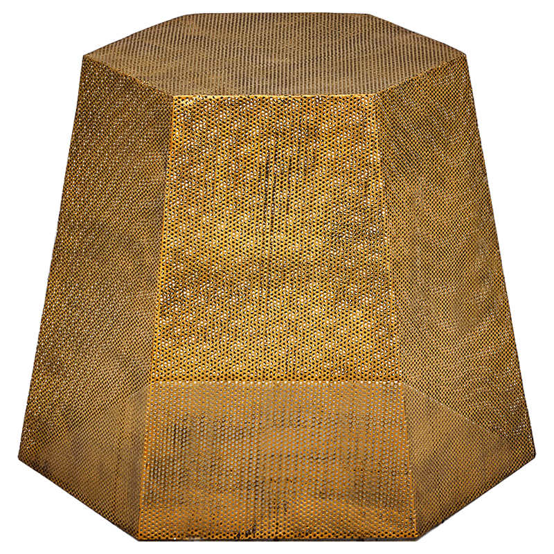 Приставной стол Gold Mesh side table Золотой Приставной стол Gold Mesh side table Золотой в Тюмени | Loft Concept