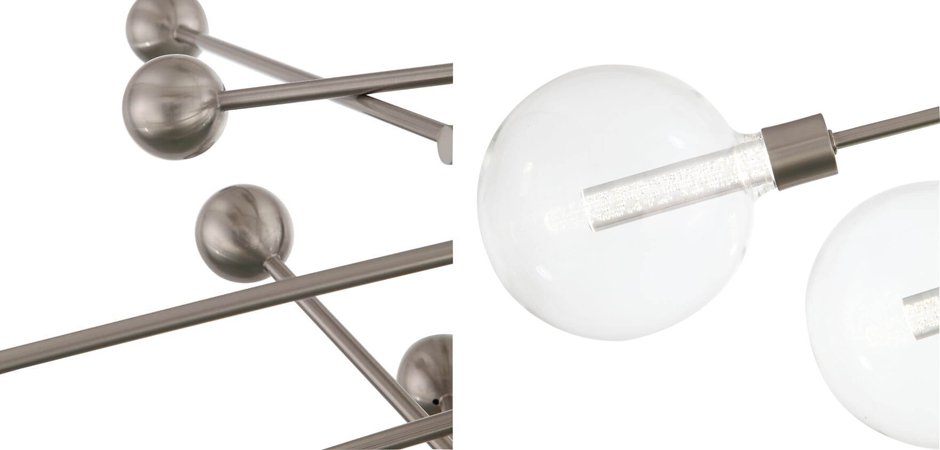 Люстра Gallotti & Radice Balls Nickel 8 Люстра Gallotti & Radice Balls Nickel 8 - Loft-Concept в Тюмени