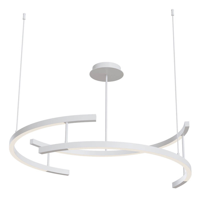 Люстра Smeragde Light Chandelier white arcs Белый Люстра Smeragde Light Chandelier white arcs Белый в Тюмени | Loft Concept