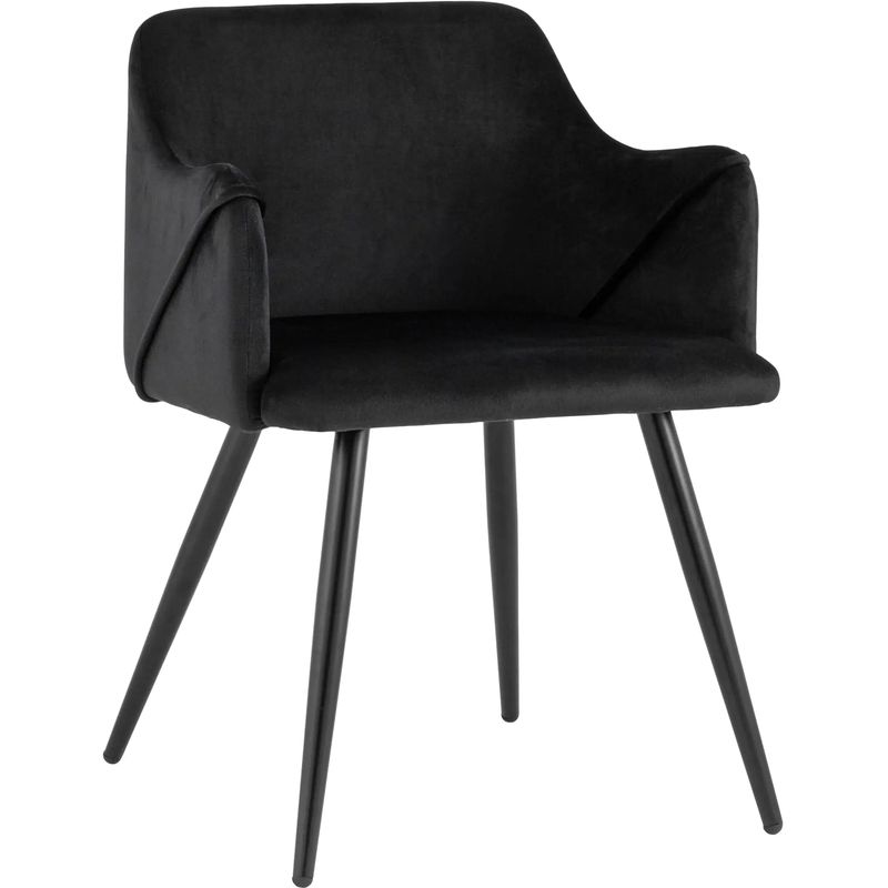 Стул Monarch Chair Черный Велюр Черный Стул Monarch Chair Черный Велюр Черный в Тюмени | Loft Concept