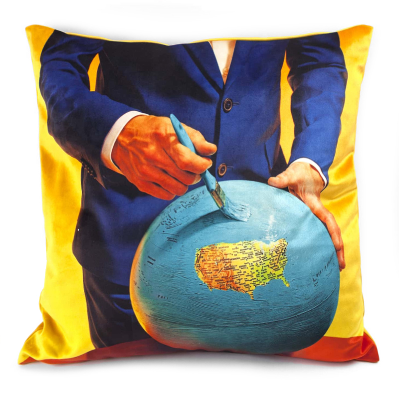 Подушка Seletti Cushion Globe Design Toiletpaper Мульти Подушка Seletti Cushion Globe Design Toiletpaper Мульти в Тюмени | Loft Concept