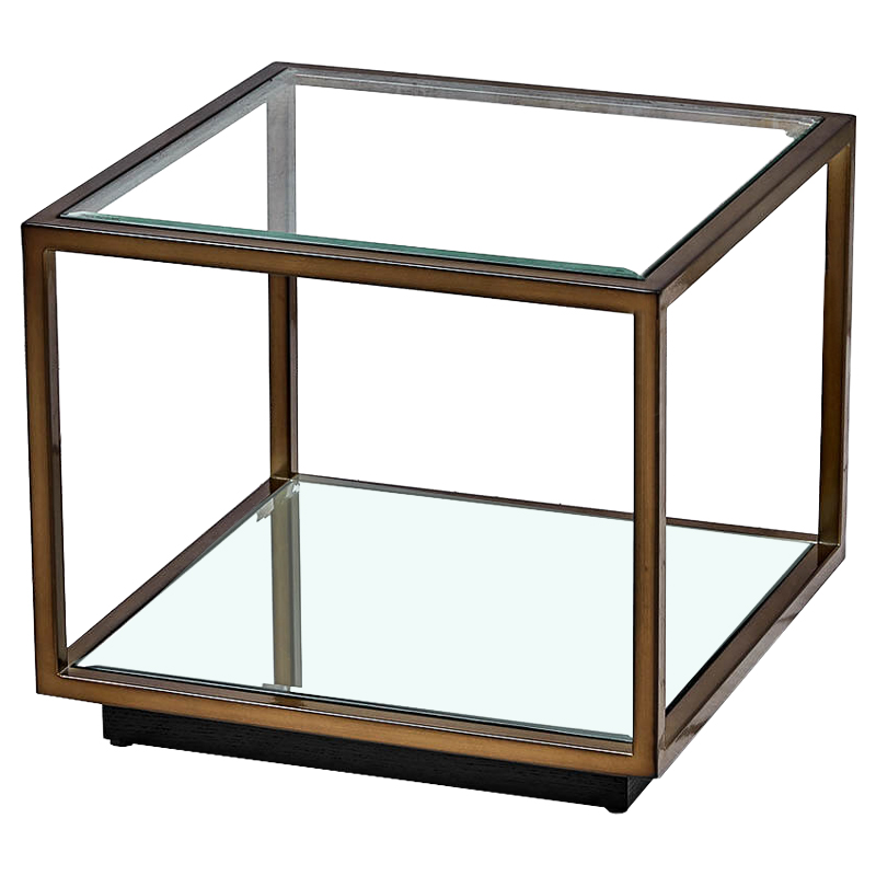 Кофейный стол Transparent Cube 43 Прозрачный Темная бронза Кофейный стол Transparent Cube 43 Прозрачный Темная бронза в Тюмени | Loft Concept