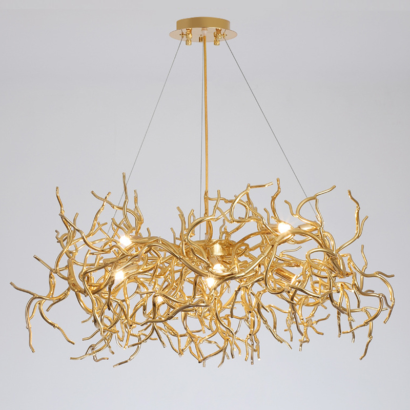 Люстра Felicite Gold Branches Chandelier Золотой Люстра Felicite Gold Branches Chandelier Золотой в Тюмени | Loft Concept