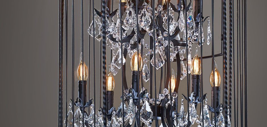 Люстра Steampunk Birdcage Chandelier 60 black Люстра Steampunk Birdcage Chandelier 60 black - Loft-Concept в Тюмени
