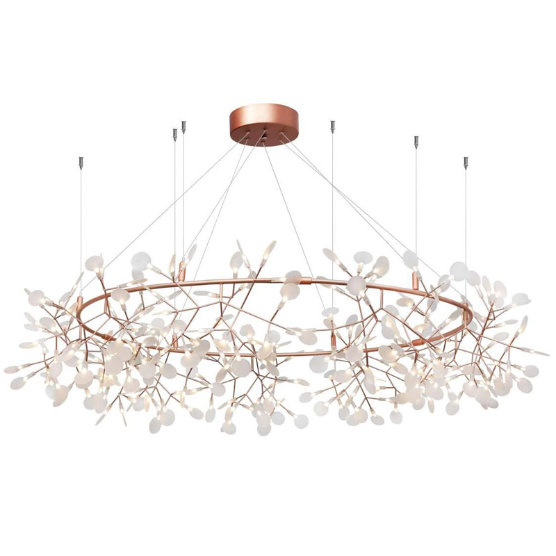 Люстра Heracleum rose gold 160 Розовое золото Белый Люстра Heracleum rose gold 160 Розовое золото Белый в Тюмени | Loft Concept