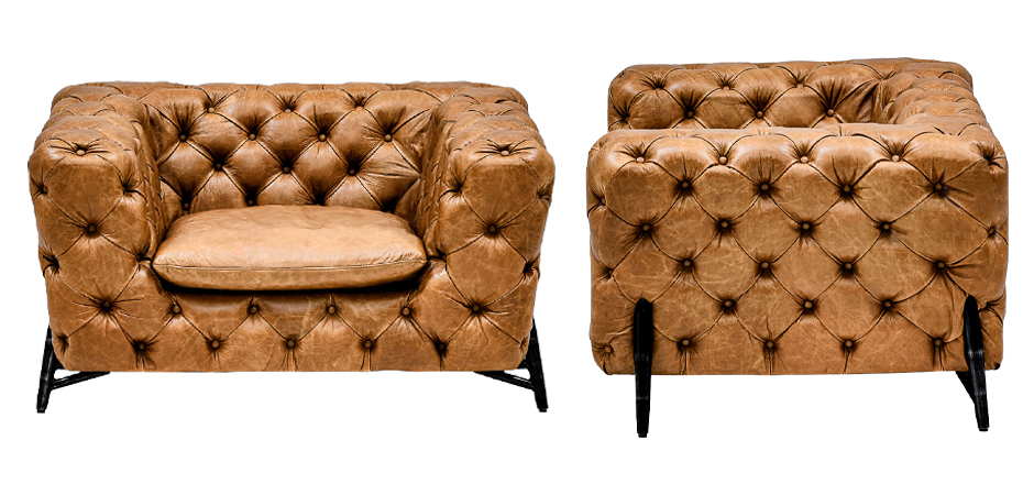 Кресло Hendrica Capitone Chair - Loft-Concept в Тюмени