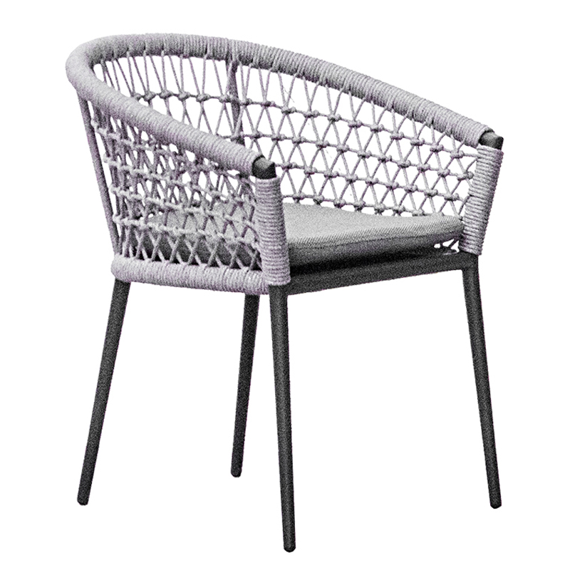 Стул Niels Outdoor Chair Серый Черный Стул Niels Outdoor Chair Серый Черный в Тюмени | Loft Concept