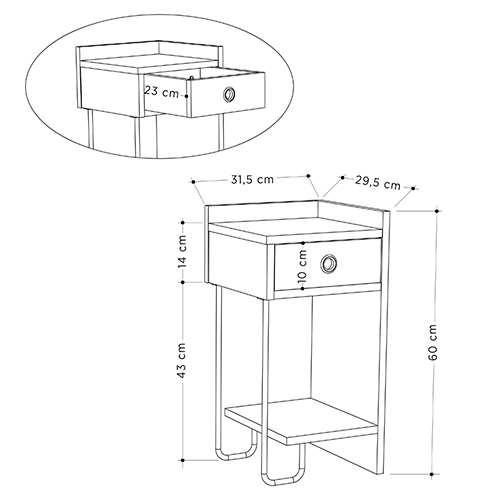 Прикроватная тумба белого цвета с ящиком и открытой полкой SIRIUS NIGHTSTAND RIGHT MODULE WHITE Прикроватная тумба белого цвета с ящиком и открытой полкой SIRIUS NIGHTSTAND RIGHT MODULE WHITE в Тюмени