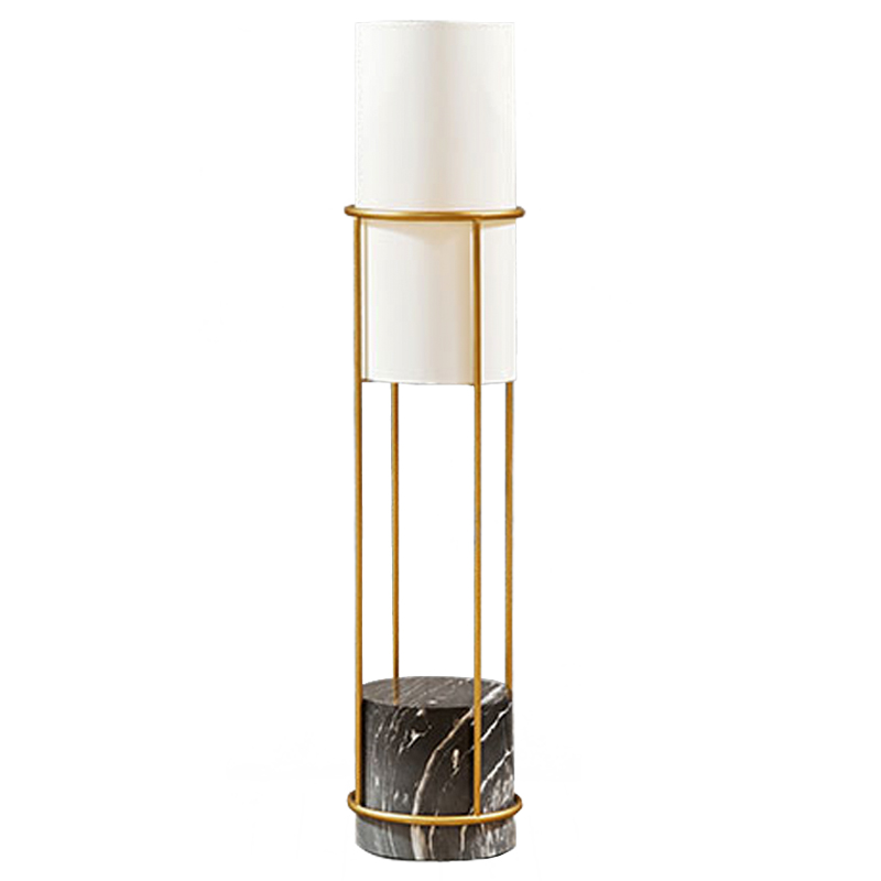 Напольная лампа Delfino Floor lamp Золотой Белый Черный Напольная лампа Delfino Floor lamp Золотой Белый Черный в Тюмени | Loft Concept