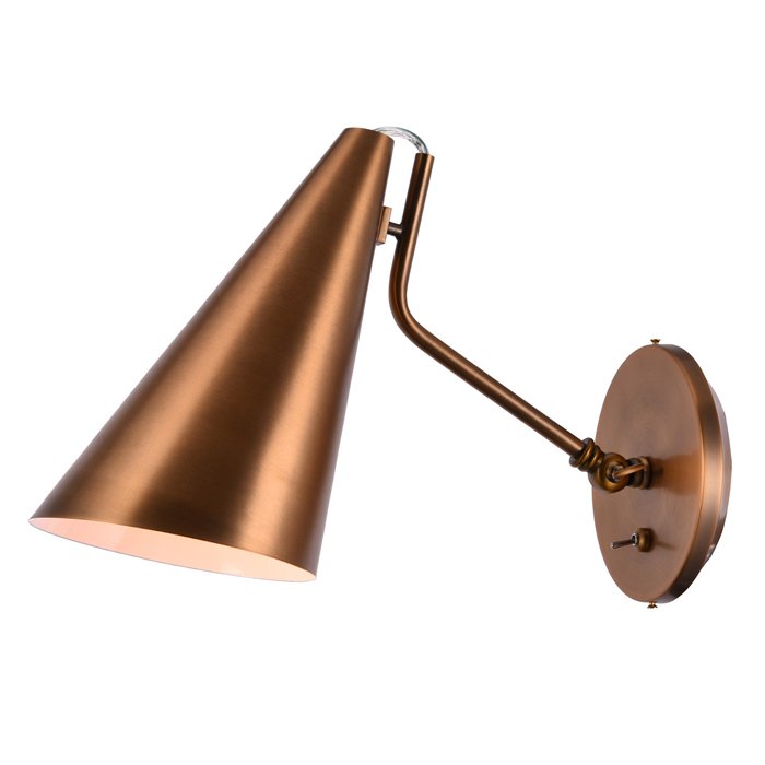 Бра VC light CLEMENTE wall lamp copper Медь Бра VC light CLEMENTE wall lamp copper Медь в Тюмени | Loft Concept