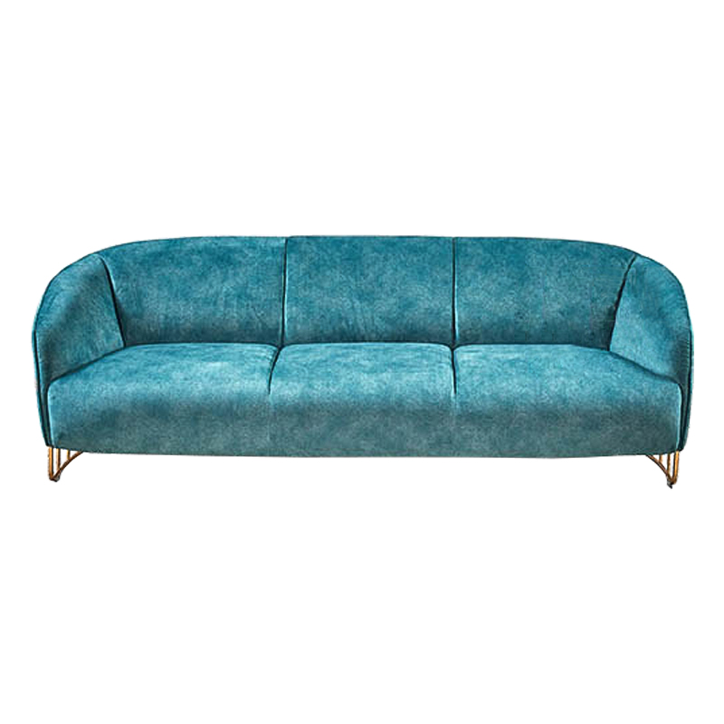 Диван Turquoise Ripples Sofa Бирюзовый Латунь Диван Turquoise Ripples Sofa Бирюзовый Латунь в Тюмени | Loft Concept