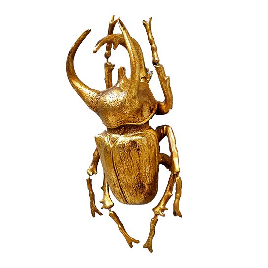 Аксессуар на стену Big Horned Beetle Золотой Аксессуар на стену Big Horned Beetle Золотой в Тюмени | Loft Concept