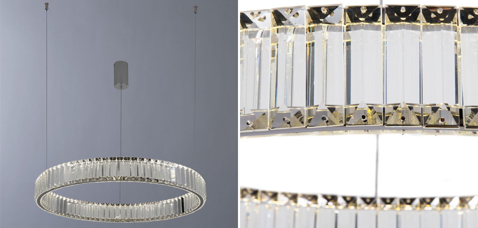 Хрустальная Люстра Crystal Ring Хром Хрустальная Люстра Crystal Ring Хром - Loft-Concept в Тюмени