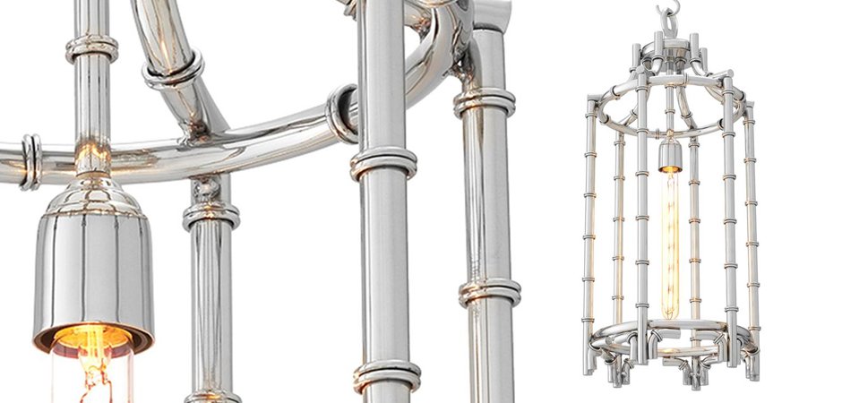 Люстра Eichholtz Lantern Vasco Steel - Loft-Concept в Тюмени