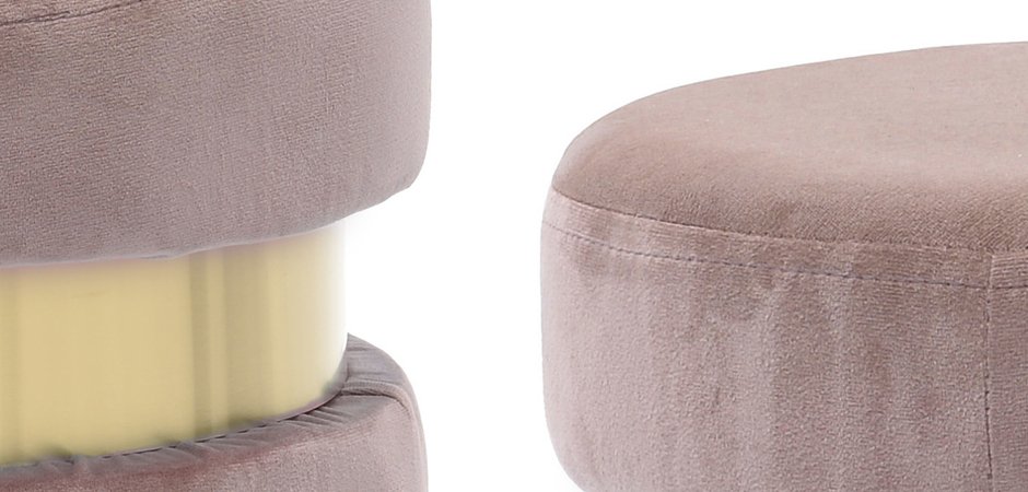 Пуф Golden Belt Dusty Rose Пуф Golden Belt Dusty Rose - Loft-Concept в Тюмени