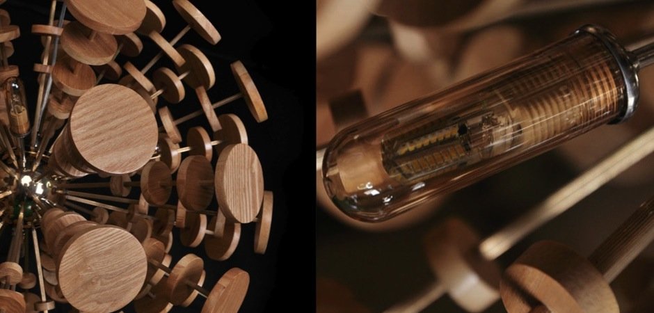 Люстра Wooden Glowworm Sphere Люстра Wooden Glowworm Sphere - Loft-Concept в Тюмени