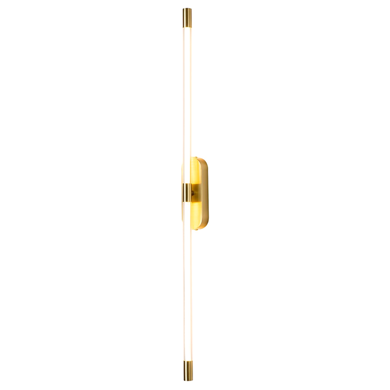 Бра Trumpet tube Double Золотое 80 см Золотой Белый Бра Trumpet tube Double Золотое 80 см Золотой Белый в Тюмени | Loft Concept