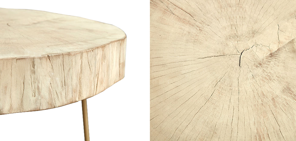 Комплект столиков Saw Cut Beige Wood Coffee Table Комплект столиков Saw Cut Beige Wood Coffee Table - Loft-Concept в Тюмени