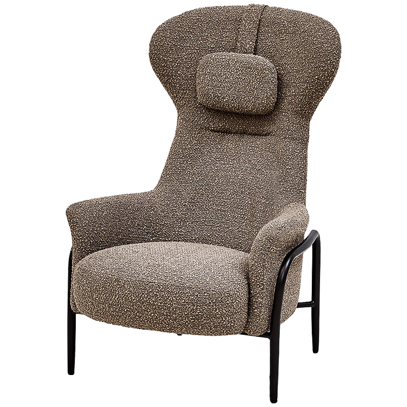 Кресло Alani Chair Черный Коричневый Кресло Alani Chair Черный Коричневый в Тюмени | Loft Concept