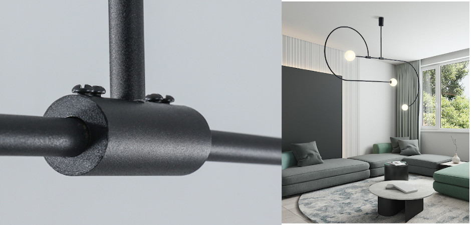 Люстра Fontana Amorosa Three Vortex Black Люстра Fontana Amorosa Three Vortex Black - Loft-Concept в Тюмени