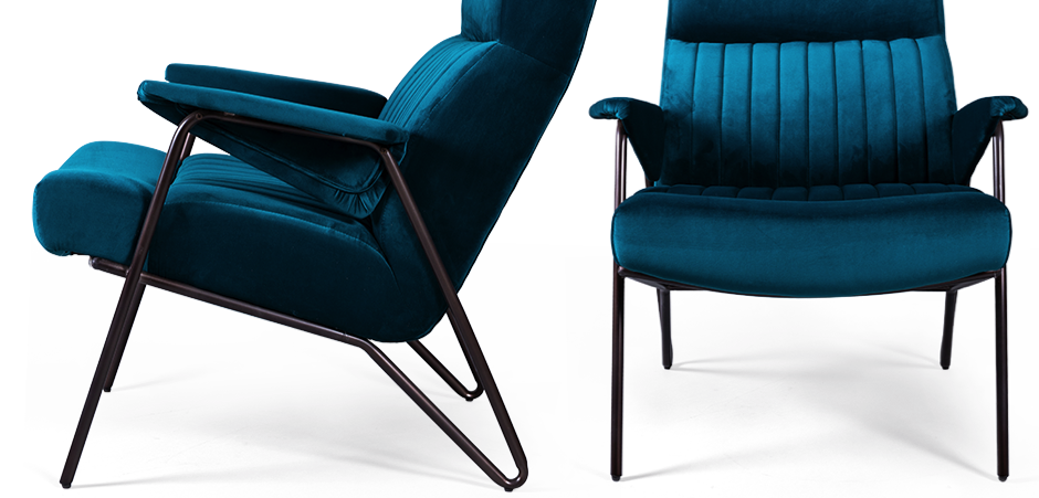 Кресло Solonar blue Кресло Solonar blue - Loft-Concept в Тюмени
