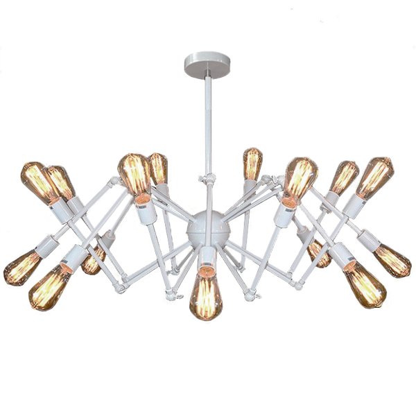 Cветильник Loft Sputnik Chandelier Spider White Белый Cветильник Loft Sputnik Chandelier Spider White Белый в Тюмени | Loft Concept