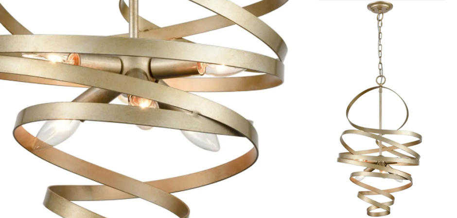 Люстра Metal Curly Ribbon Люстра Metal Curly Ribbon - Loft-Concept в Тюмени