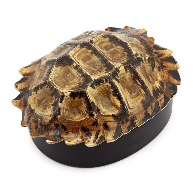 Шкатулка TURTLE BOX DECO Коричневый Черный Шкатулка TURTLE BOX DECO Коричневый Черный в Тюмени | Loft Concept