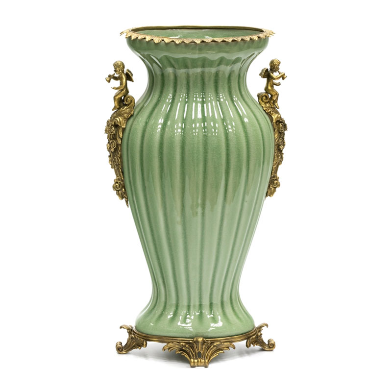 Ваза Bronze Angel Vase green Бронза Зеленый Ваза Bronze Angel Vase green Бронза Зеленый в Тюмени | Loft Concept