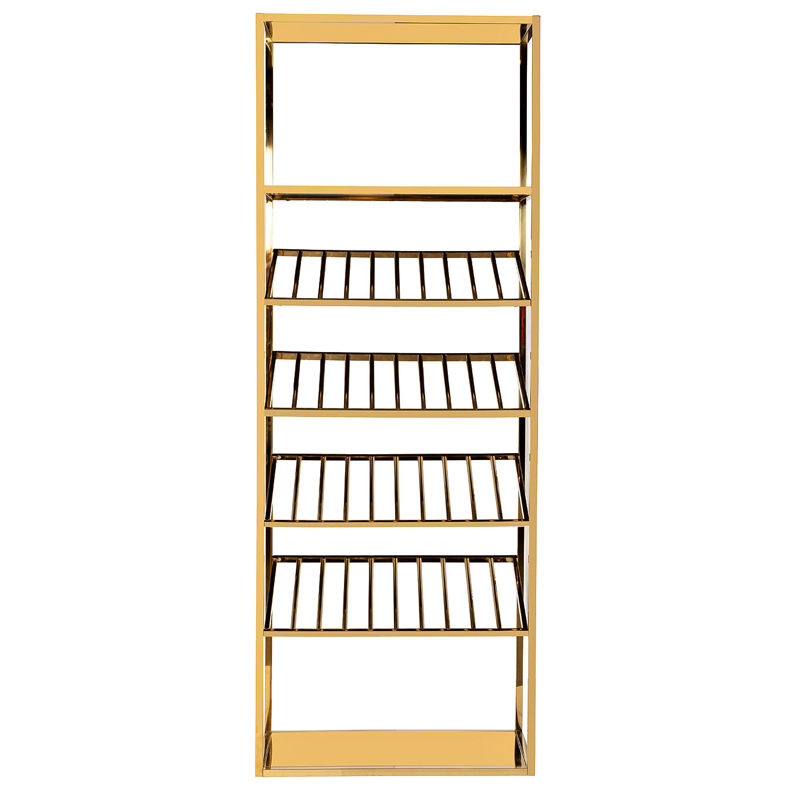 Стеллаж для хранения вина Raul Rack Gold Глянцевое золото Стеллаж для хранения вина Raul Rack Gold Глянцевое золото в Тюмени | Loft Concept