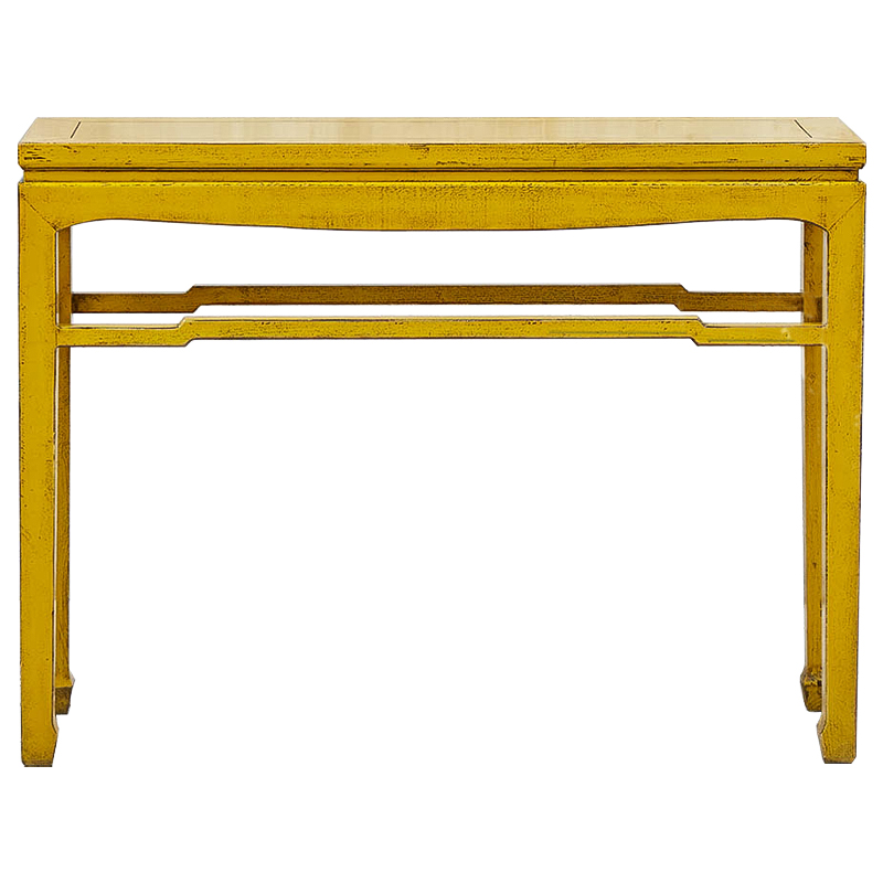 Консоль в китайском стиле из массива сосны Yellow Chinese Collection Console Желтый Консоль в китайском стиле из массива сосны Yellow Chinese Collection Console Желтый в Тюмени | Loft Concept