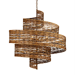 Люстра фактурная в виде спирали Enveloping Art варинант исполнения - 1 | Loft Concept в Тюмени