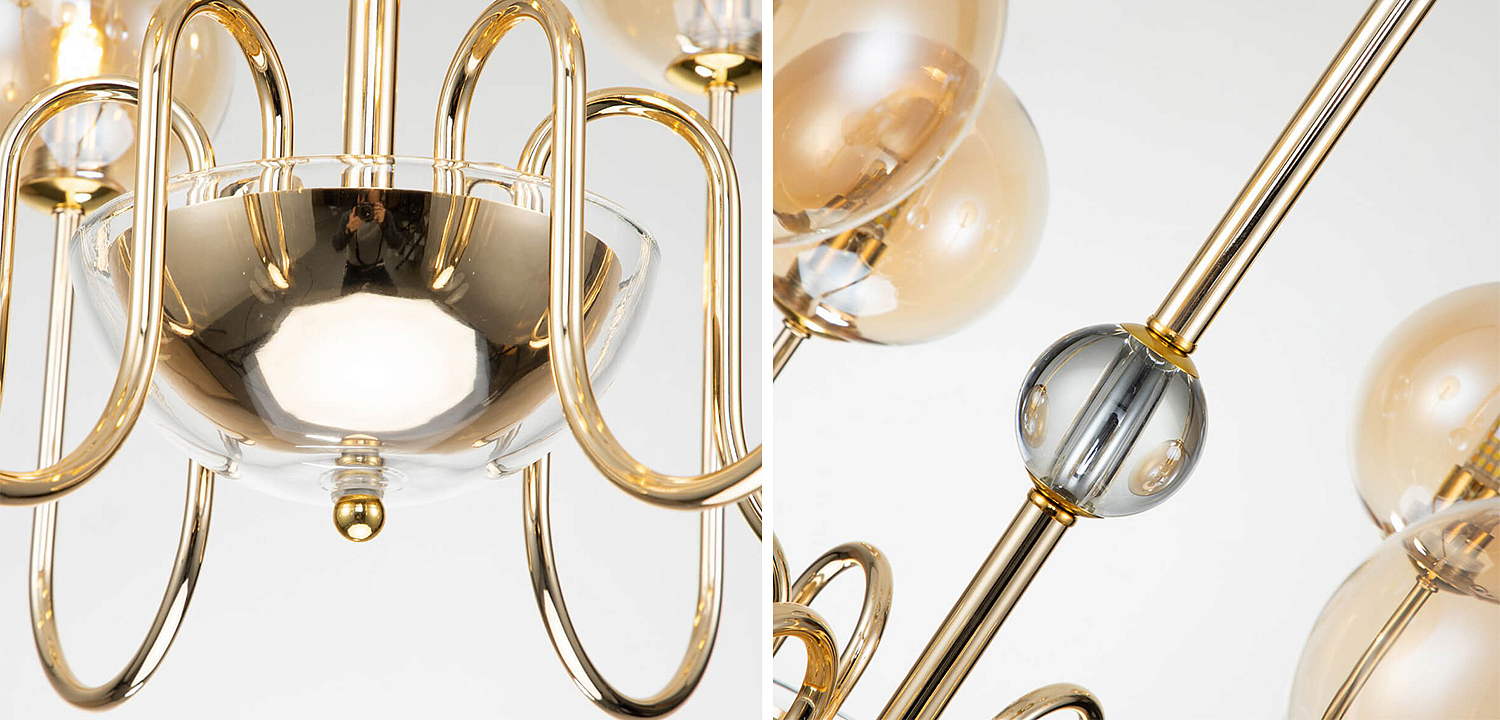 Люстра Sheiry Glass Ball Chandelier 6 Люстра Sheiry Glass Ball Chandelier 6 - Loft-Concept в Тюмени
