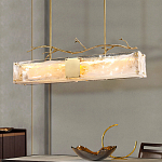 Люстра прямоугольная из фактурного стекла Chandelier Beam варинант исполнения - 6 | Loft Concept в Тюмени