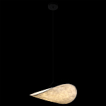 Подвесной светильник с белым тканевым плафоном в форме облака Crystal Cloud Junction варинант исполнения - 3 | Loft Concept в Тюмени