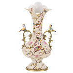 Ваза из фарфора с бронзовыми вставками Eden Garden варинант исполнения - 1 | Loft Concept в Тюмени