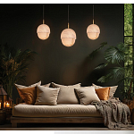 Подвесной светильник светодиодный с плафоном сферической формы Stone Helios варинант исполнения - 1 | Loft Concept в Тюмени