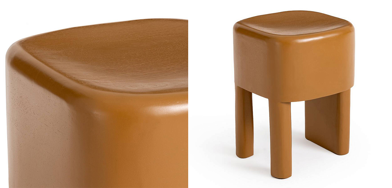 Приставной стол Mordred Mango Orange Side Table Приставной стол Mordred Mango Orange Side Table - Loft-Concept в Тюмени