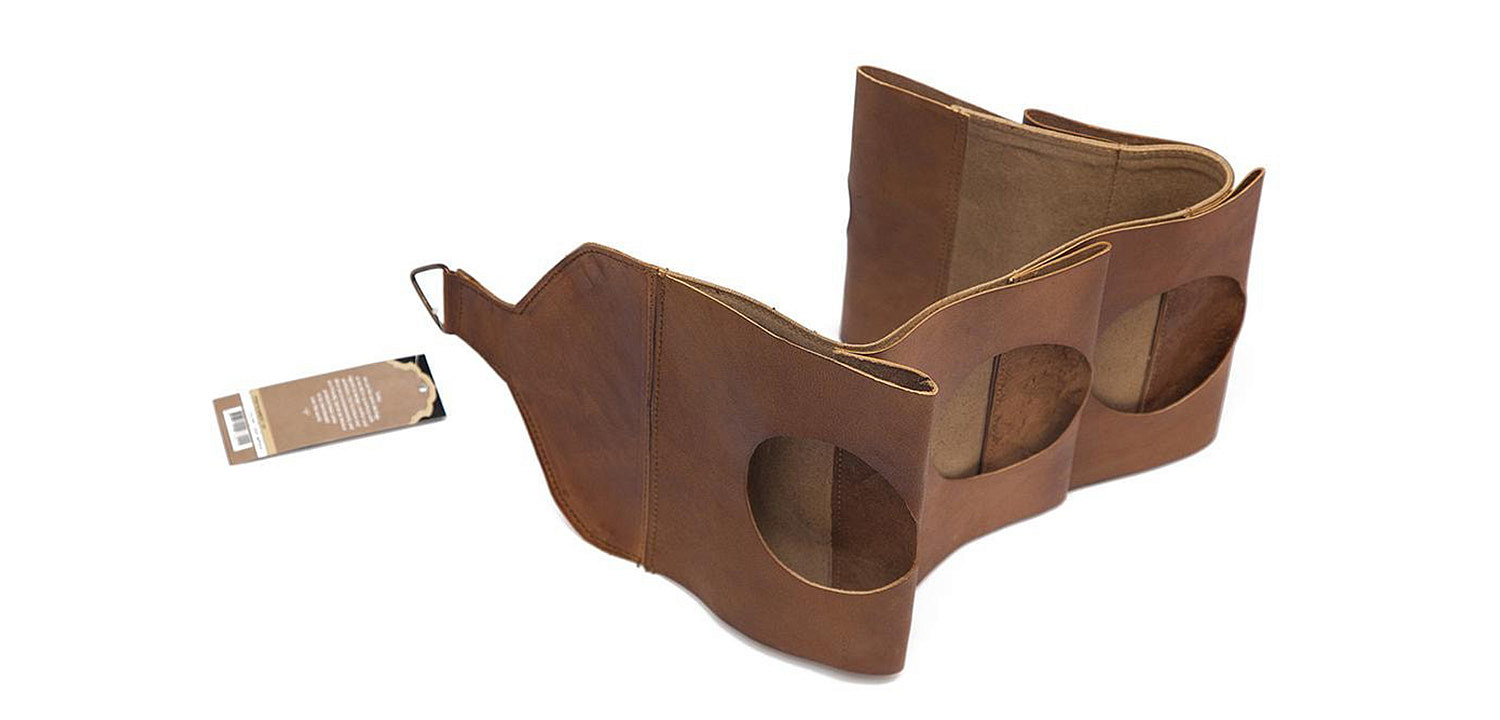 Бутылочница из кожи буйвола - Loft-Concept в Тюмени