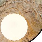 Бра круглое с каменным диском в металлической раме Sandstone Painting варинант исполнения - 3 | Loft Concept в Тюмени